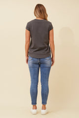 Caroline Morgan Embellished CoCo Tee