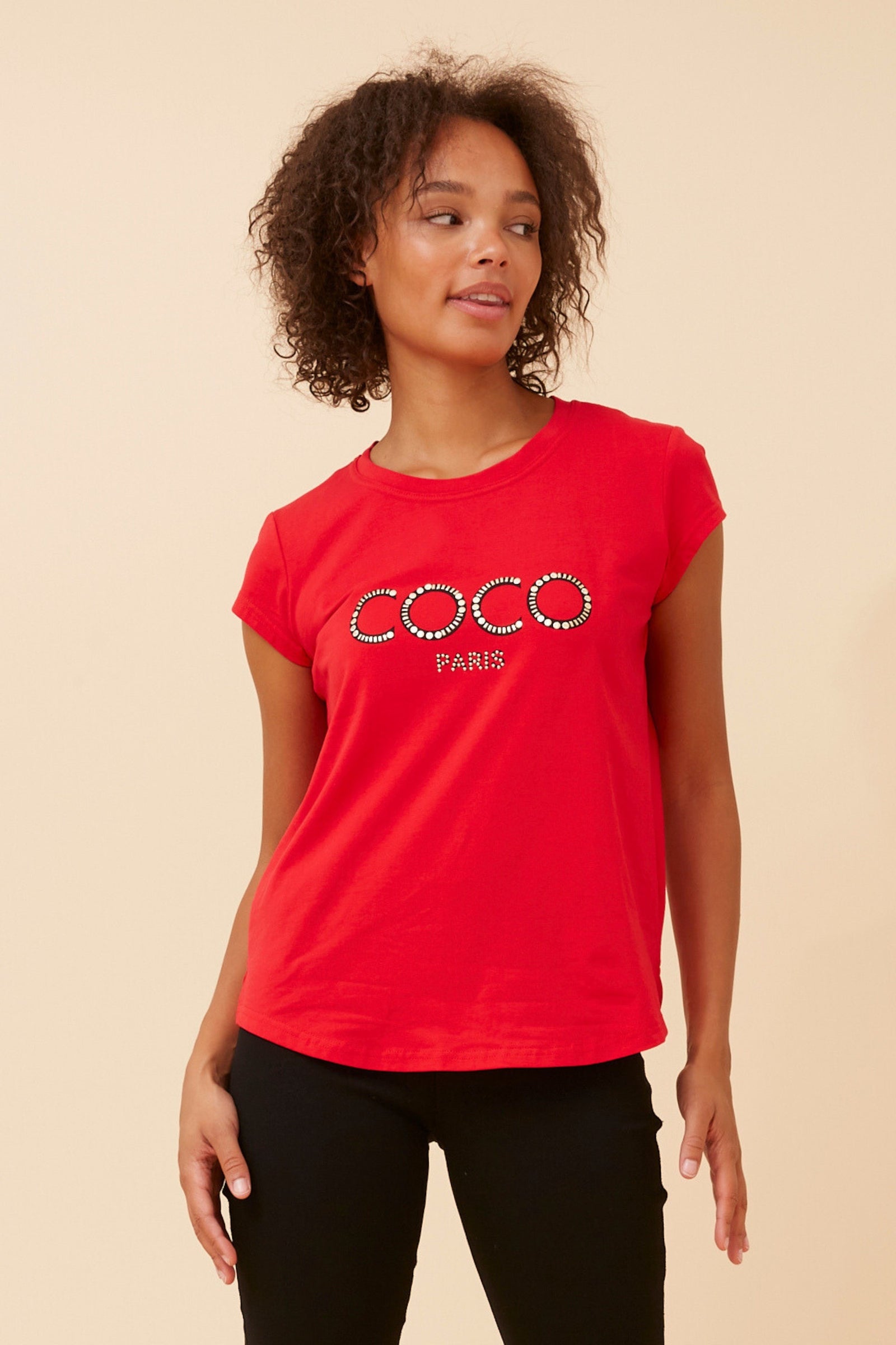 Caroline Morgan Embellished CoCo Tee – MODA In Fashion