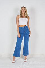 Jessie Wide Leg Flare Jean