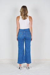 Jessie Wide Leg Flare Jean