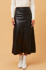 Caroline Morgan Pleather Skirt