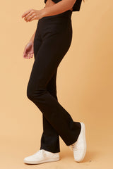 Caroline Morgan V Waist Flared Leg Pant