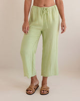 See Saw Linen/Rayon Drawstring Pant