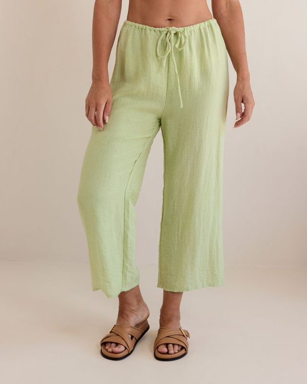 See Saw Linen/Rayon Drawstring Pant