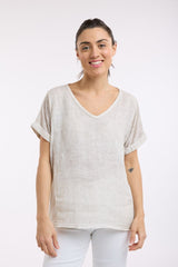 Love From Italy Short Sleeve Calypso Top