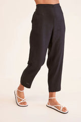 See Saw 100% Linen 7/8 Flat Front Pant