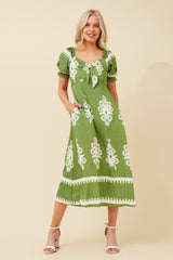 Caroline Morgan BoHo Midi Dress