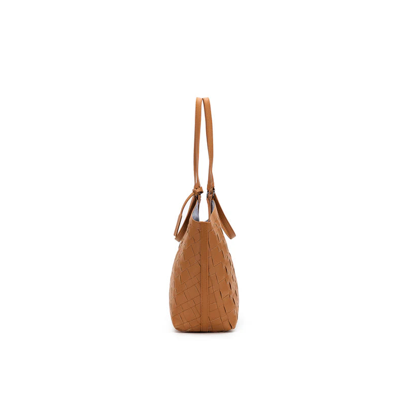 Solana 2pc Woven Tote Handbag