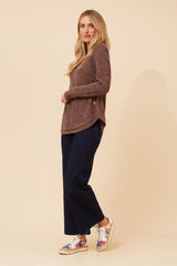 Caroline Morgan Button Detail Jumper