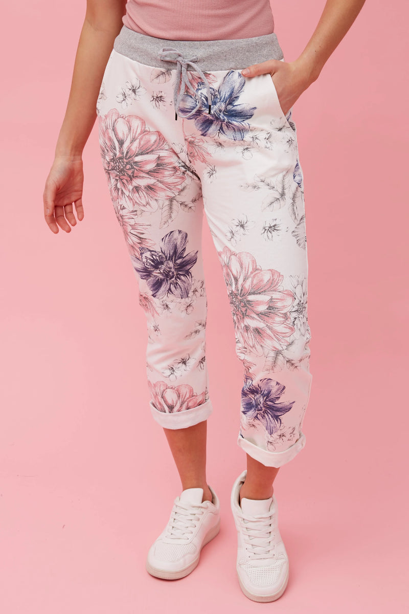 Bottega Floral Jogger MODA In Fashion