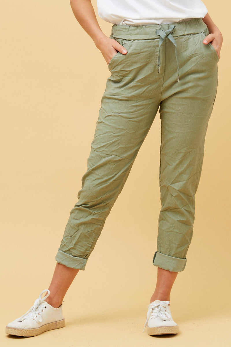 Bottega Front Tie Pant