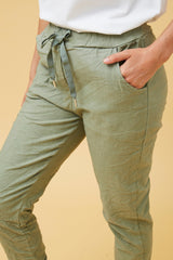 Bottega Front Tie Pant