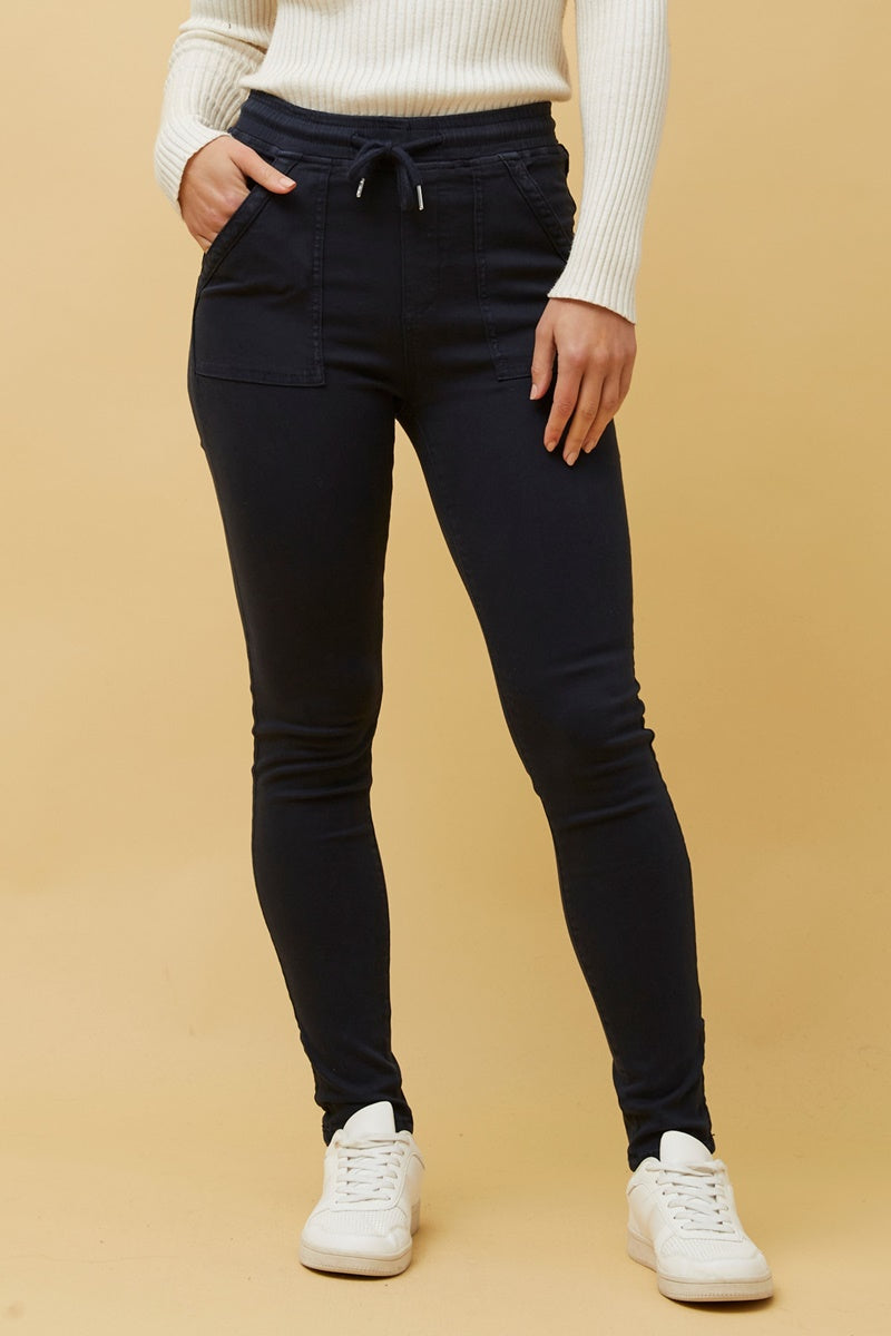 Caroline Morgan Denim Joggers