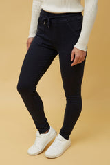 Caroline Morgan Denim Joggers