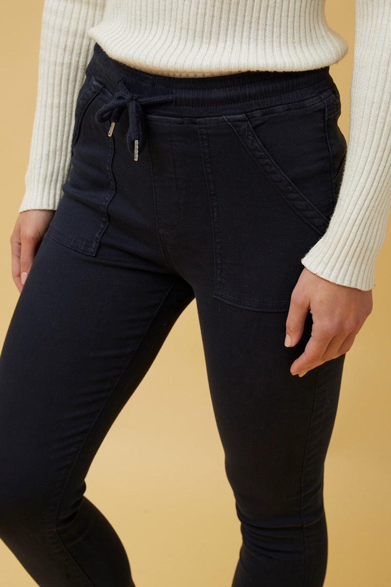 Caroline Morgan Denim Joggers