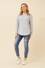 Caroline Morgan Side Button Jumper
