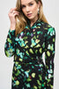 Joseph Ribkoff Silky Knit Abstract Wrap Dress