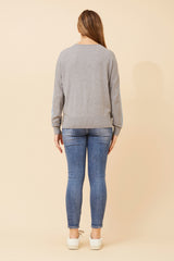 Caroline Morgan Multi Stripe Colour Jumper