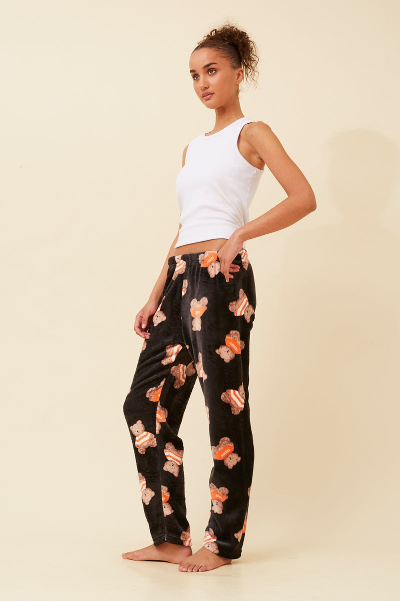 Caroline Morgan Bear Print Pyjamas