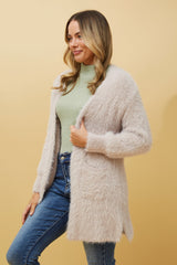 Caroline Morgan Eyelash Knit Cardigan