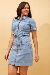 Caroline Morgan Denim Dress