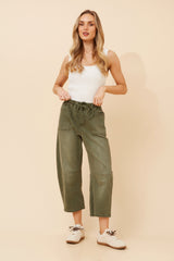 Caroline Morgan Denim Barrel Jean