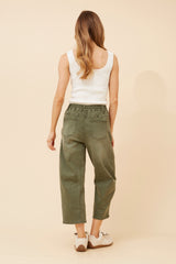 Caroline Morgan Denim Barrel Jean