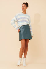 Caroline Morgan Stripe Knit Jumper