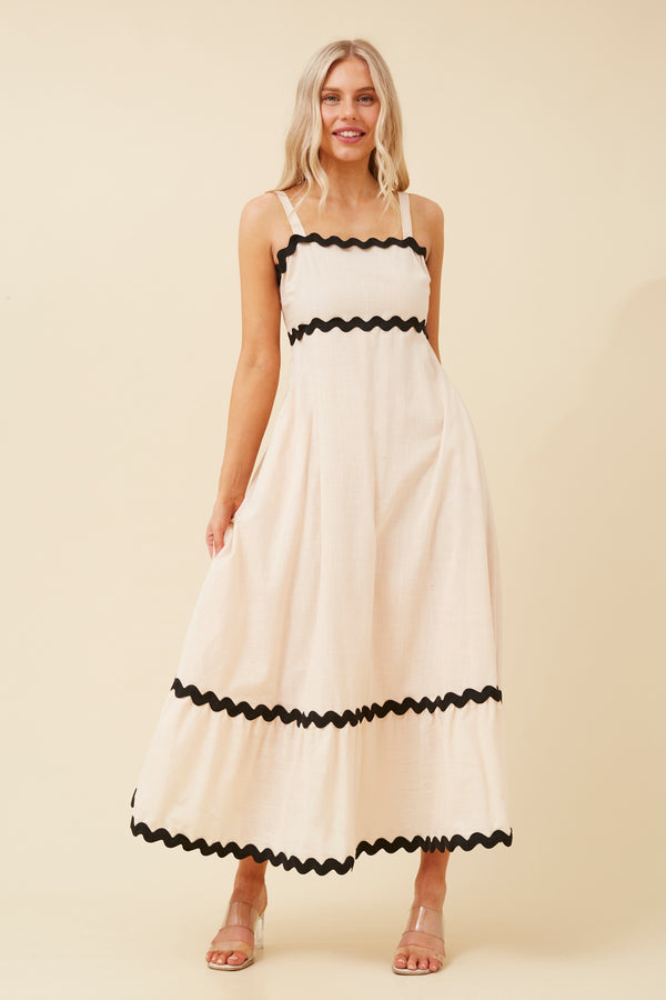 Caroline Morgan Ric Rac Maxi Dress