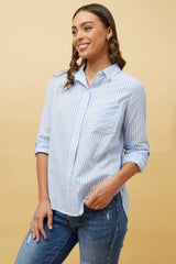 Caroline Morgan Stripe Shirt