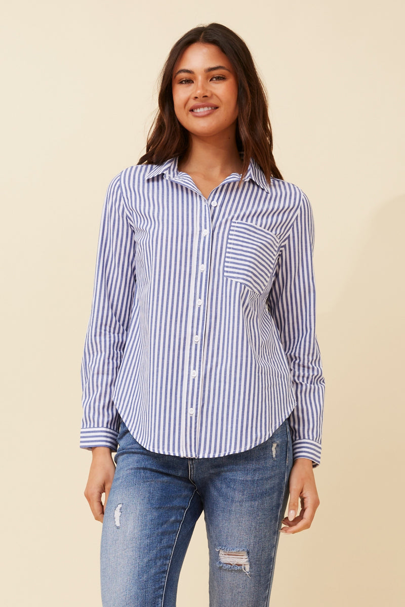 Caroline Morgan Stripe Shirt