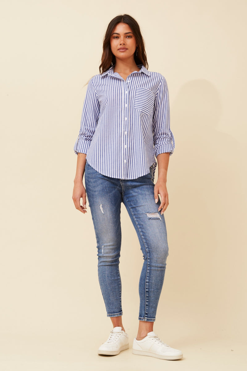 Caroline Morgan Stripe Shirt