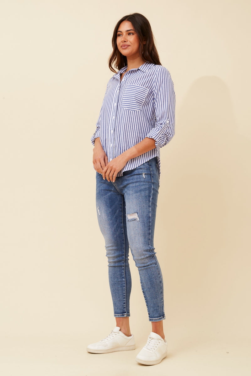 Caroline Morgan Stripe Shirt