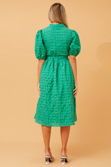 Caroline Morgan Check Patten Shirt Dress