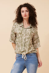 Bottega Short Sleeve Printed Shirt