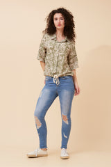 Bottega Short Sleeve Printed Shirt