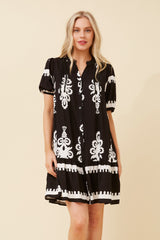 Caroline Morgan Printed Dress