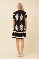 Caroline Morgan Printed Dress