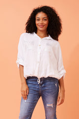 Bottega Sequin Pocket Shirt