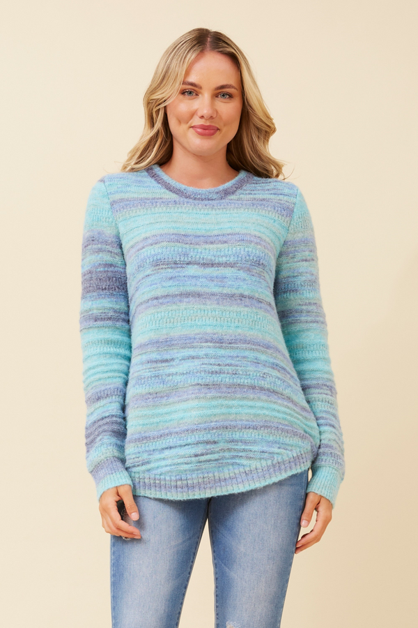 Caroline Morgan Space Dye Knit Jumper