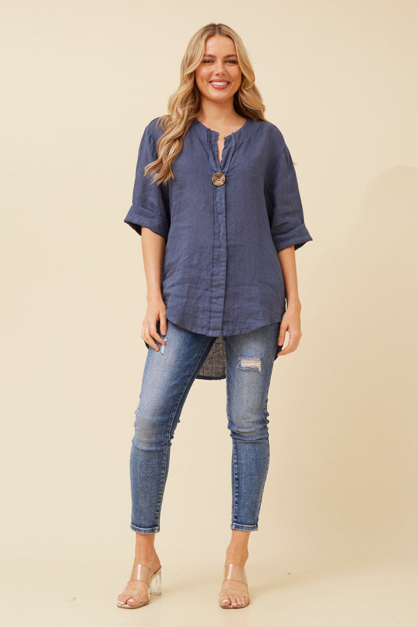 Bottega Linen Top
