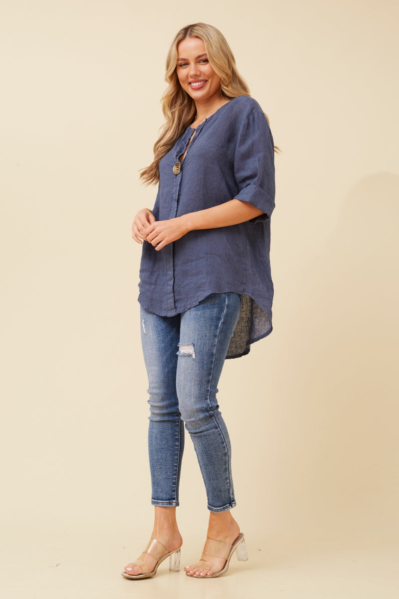 Bottega Linen Top