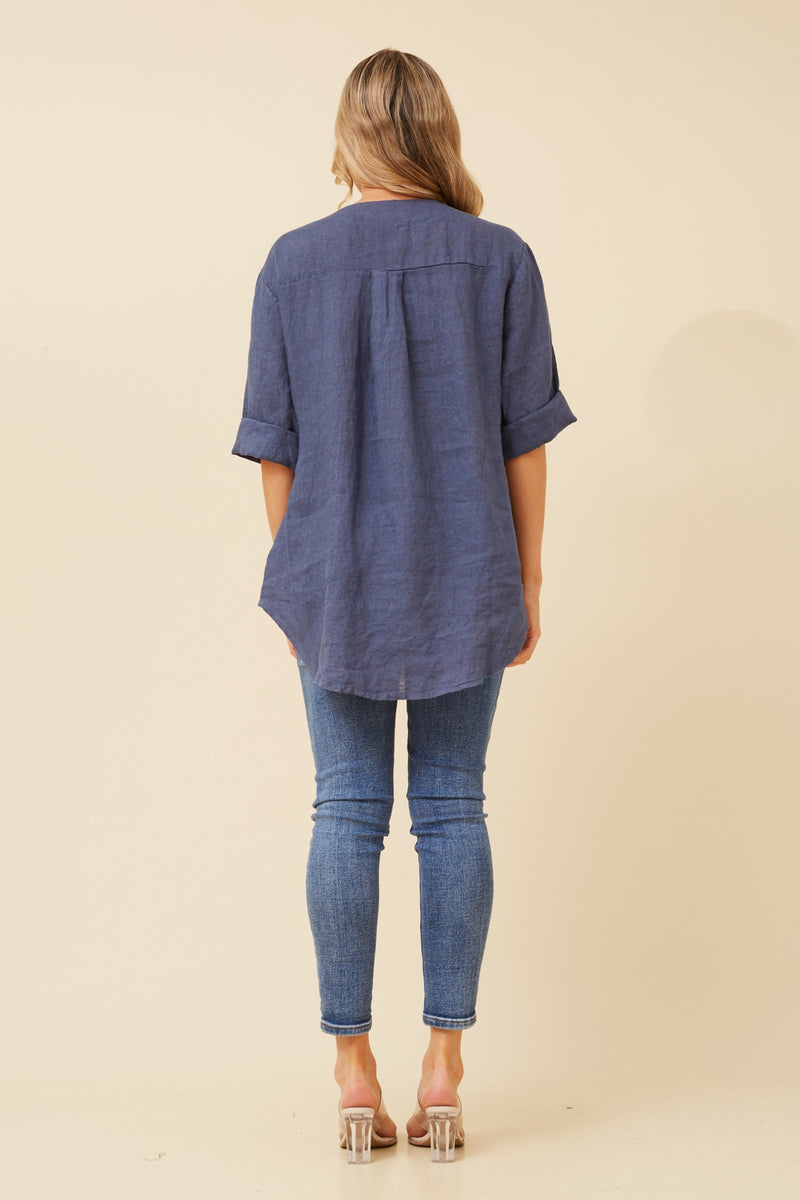 Bottega Linen Top