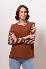See Saw 100% Boiled Wool Vest