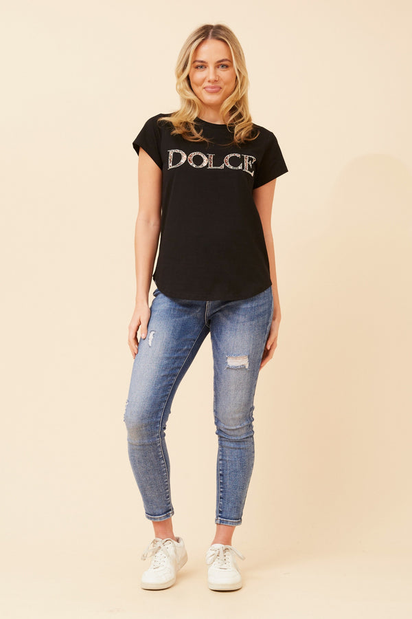 Caroline Morgan Diamante Dolce T'Shirt