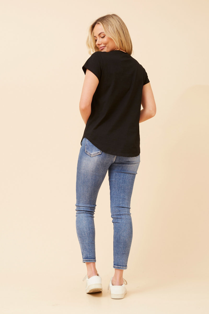 Caroline Morgan Diamante Dolce T'Shirt