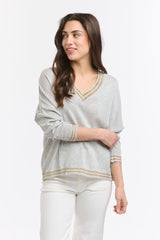 Italian Star Lurex College Knit