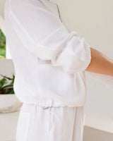 See Saw Linen Blend Zip Jacket
