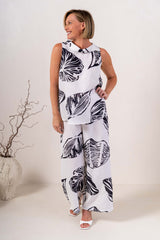See Saw Linen/Tincel Palazzo Pant