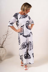 See Saw Linen/Tincel Palazzo Pant